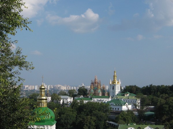 IGKU Dächer des berühmten Klosters Lawra in Kiev.