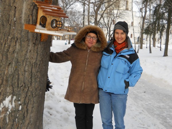 IGKU Führung durch das winterliche Tschernigov: Alessandra und Liudmyla