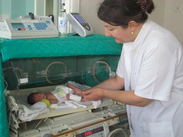 IGKU Babybehandlung am Inkubator